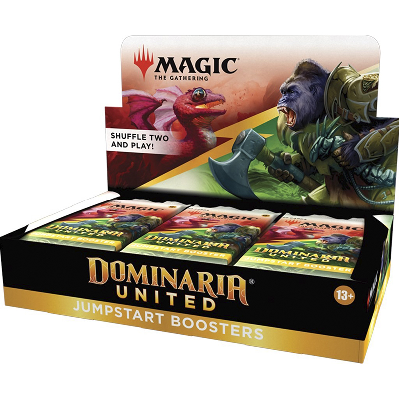 Дополнение для ККИ MTG Дисплей Jumpstart бустеров издания Dominaria United, англ. яз.
Дополнение для ККИ MTG Дисплей Jumpstart бустеров издания Dominaria United, англ. яз.
