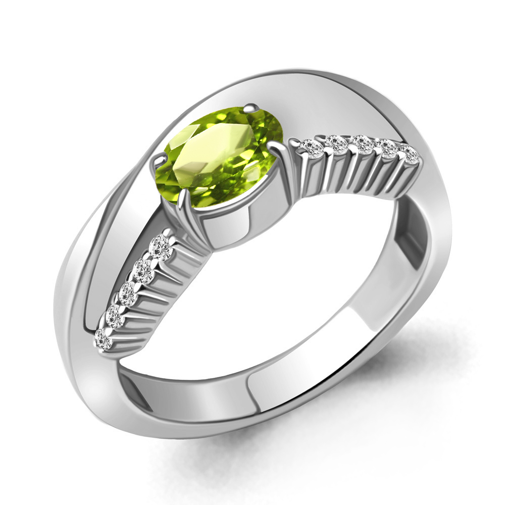Кольцо из серебра с хризолитом\фианитом Aquamarine Aquamarine 6967807А_925_р р. 19, 6967807А_925_р
Кольцо из серебра с хризолитом\фианитом Aquamarine Aquamarine 6967807А_925_р р. 19, 6967807А_925_р
