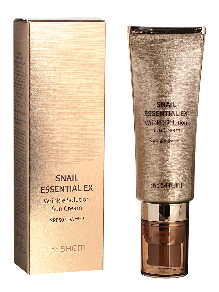 Солнцезащитный крем The Saem snail essential ex wrinkle solution spf 50+ pa++++, 40 мл
Солнцезащитный крем The Saem snail essential ex wrinkle solution spf 50+ pa++++, 40 мл