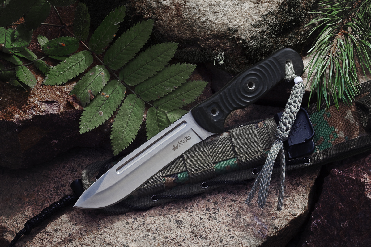 Туристический нож Kizlyar Supreme Maximus в стали AUS-8 с финишем StoneWash, Серебристый;черный, Maximus AUS-8
Туристический нож Kizlyar Supreme Maximus в стали AUS-8 с финишем StoneWash, Серебристый;черный, Maximus AUS-8