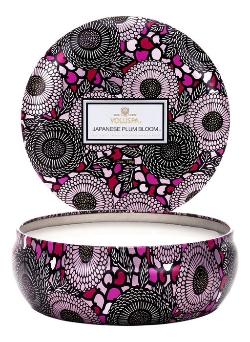 VOLUSPA Ароматическая свеча Japanese Plum Bloom (японская слива) с 3 фитилями 340г, 114970
VOLUSPA Ароматическая свеча Japanese Plum Bloom (японская слива) с 3 фитилями 340г, 114970