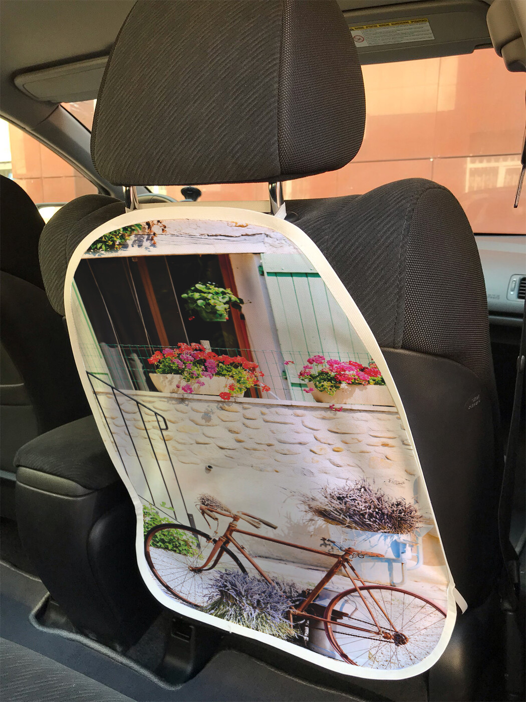 фото Накидка на спинку сиденья joyarty велосипедная доставка, 45х62