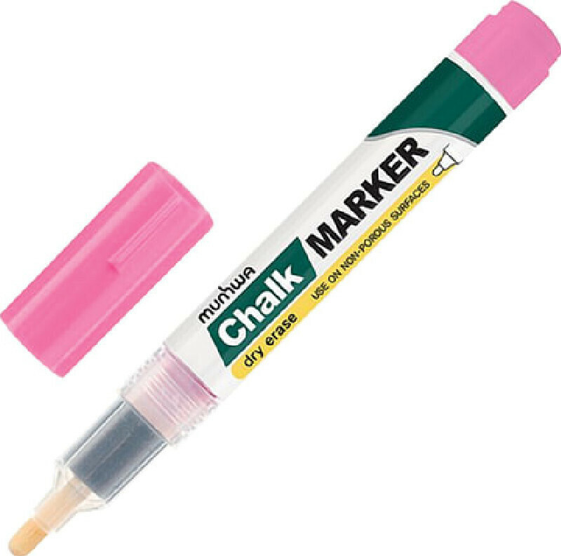 Маркер меловой MUNHWA "Chalk Marker", 3 мм, РОЗОВЫЙ, сухостираемый, для гладких поверхност
Маркер меловой MUNHWA "Chalk Marker", 3 мм, РОЗОВЫЙ, сухостираемый, для гладких поверхност
