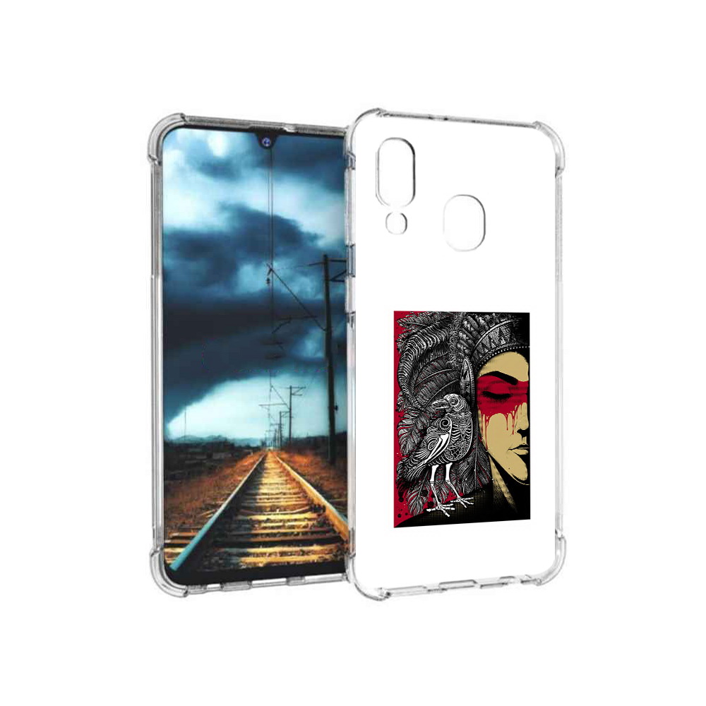 Чехол MyPads Tocco для Samsung Galaxy A40 девушка с вороном в абстракции, Прозрачный, Tocco
Чехол MyPads Tocco для Samsung Galaxy A40 девушка с вороном в абстракции, Прозрачный, Tocco