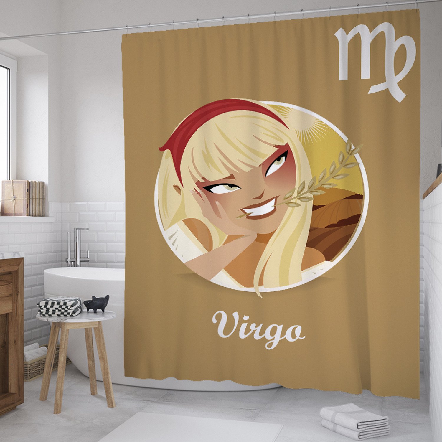 Штора для ванной JoyArty "Дева с колоском" из сатена, 180х200 см с крючками, Дева с колоском
Штора для ванной JoyArty "Дева с колоском" из сатена, 180х200 см с крючками, Дева с колоском