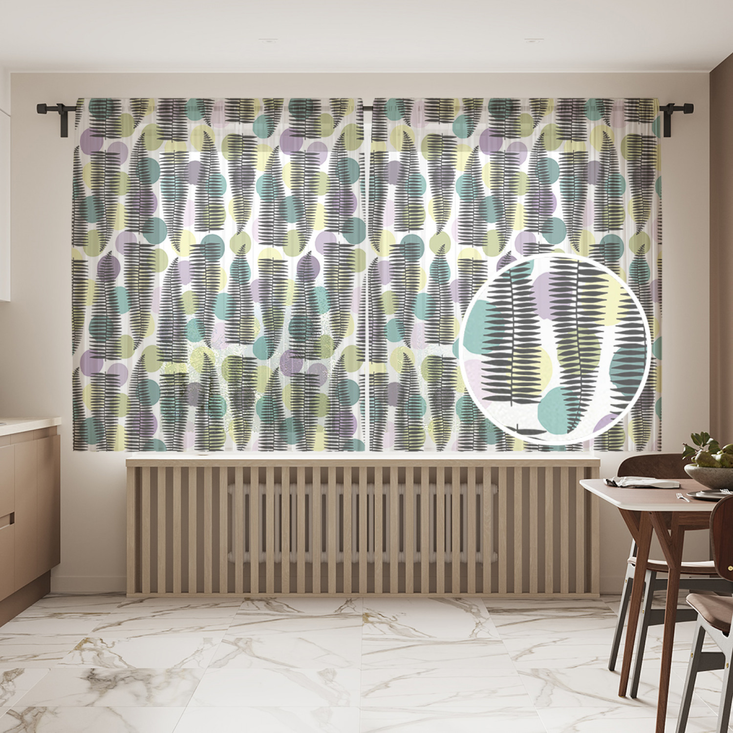 Шторы и тюль tul_58003_145x180 Тропические листья и горох JoyArty, Тропические листья и горох
Шторы и тюль tul_58003_145x180 Тропические листья и горох JoyArty, Тропические листья и горох