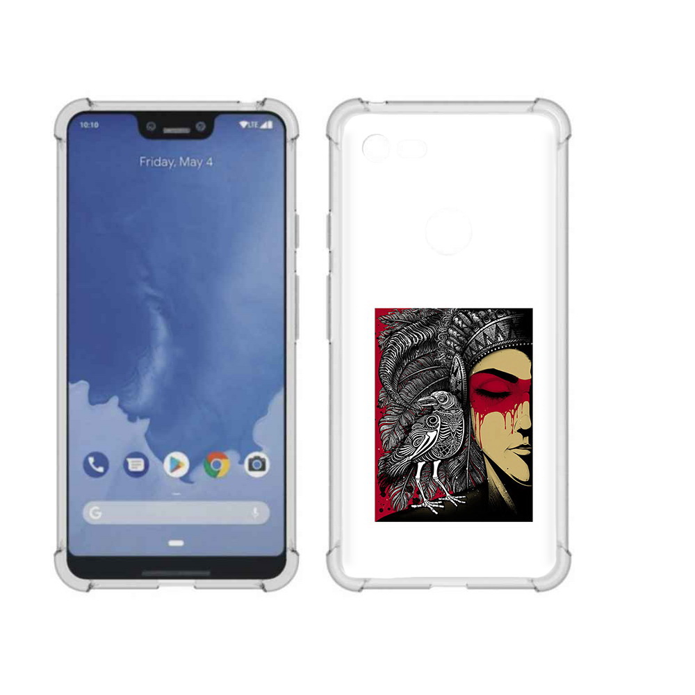 Чехол MyPads Tocco для Google Pixel 3 XL девушка с вороном в абстракции, Прозрачный, Tocco
Чехол MyPads Tocco для Google Pixel 3 XL девушка с вороном в абстракции, Прозрачный, Tocco