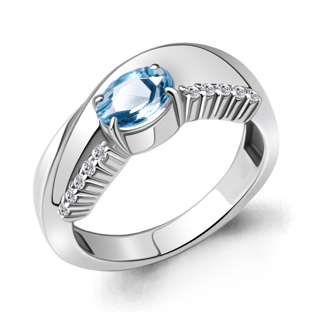 Кольцо из серебра с топазом\фианитом Aquamarine Aquamarine 6967805А_925_р р, 6967805А_925_р
Кольцо из серебра с топазом\фианитом Aquamarine Aquamarine 6967805А_925_р р, 6967805А_925_р