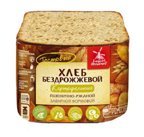 Хлеб серый Хлебное местечко Картофельный пшенично-ржаной 300 г, Картофельный пшенично-ржаной
Хлеб серый Хлебное местечко Картофельный пшенично-ржаной 300 г, Картофельный пшенично-ржаной