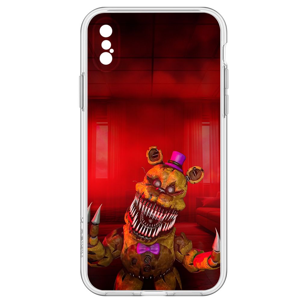Чехол-накладка Krutoff Clear Case ФНАФ - Фредди атакует для iPhone XS, Прозрачный
Чехол-накладка Krutoff Clear Case ФНАФ - Фредди атакует для iPhone XS, Прозрачный