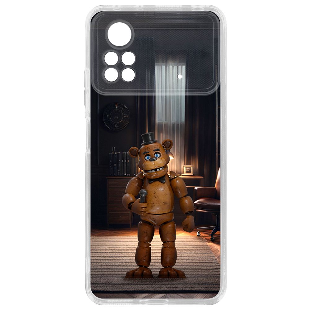 Чехол-накладка Krutoff Clear Case ФНАФ - Медведь Фредди для Xiaomi Poco X4 Pro 5G, Прозрачный
Чехол-накладка Krutoff Clear Case ФНАФ - Медведь Фредди для Xiaomi Poco X4 Pro 5G, Прозрачный