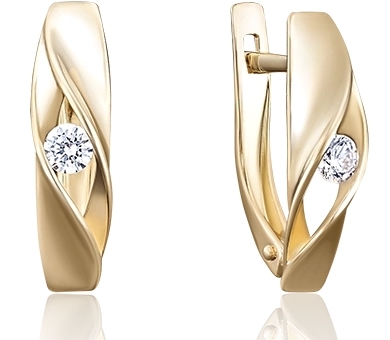 Серьги из желтого золота с фианитом PLATINA jewelry 02-3756-00-501-1130-38, 02-3756-00-501-1130-38
Серьги из желтого золота с фианитом PLATINA jewelry 02-3756-00-501-1130-38, 02-3756-00-501-1130-38