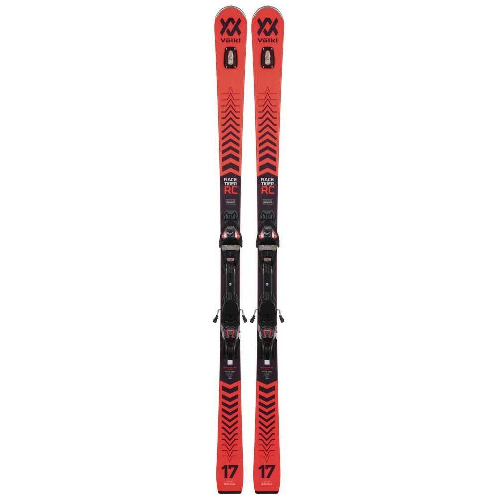 фото Горные лыжи volkl racetiger rc + vmotion 12 gw 2022 red, 170 см