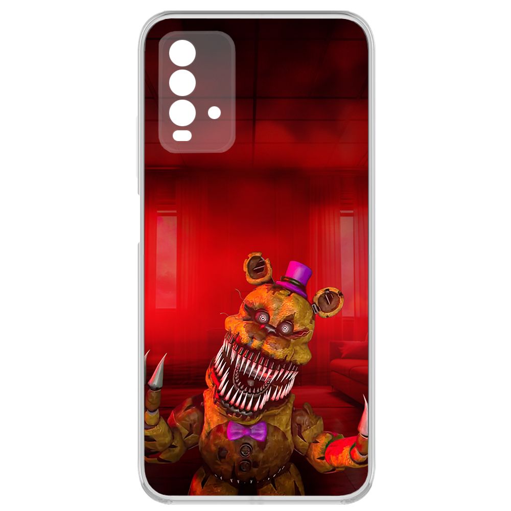 Чехол-накладка Krutoff Clear Case ФНАФ - Фредди атакует для Xiaomi Redmi 9T, Прозрачный
Чехол-накладка Krutoff Clear Case ФНАФ - Фредди атакует для Xiaomi Redmi 9T, Прозрачный