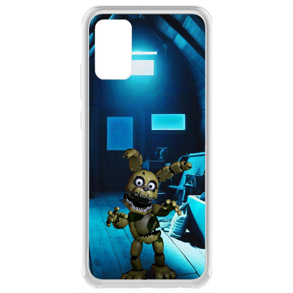Чехол-накладка Krutoff Clear Case ФНАФ - Плюштрап для Samsung Galaxy A02s (A025), Прозрачный
Чехол-накладка Krutoff Clear Case ФНАФ - Плюштрап для Samsung Galaxy A02s (A025), Прозрачный