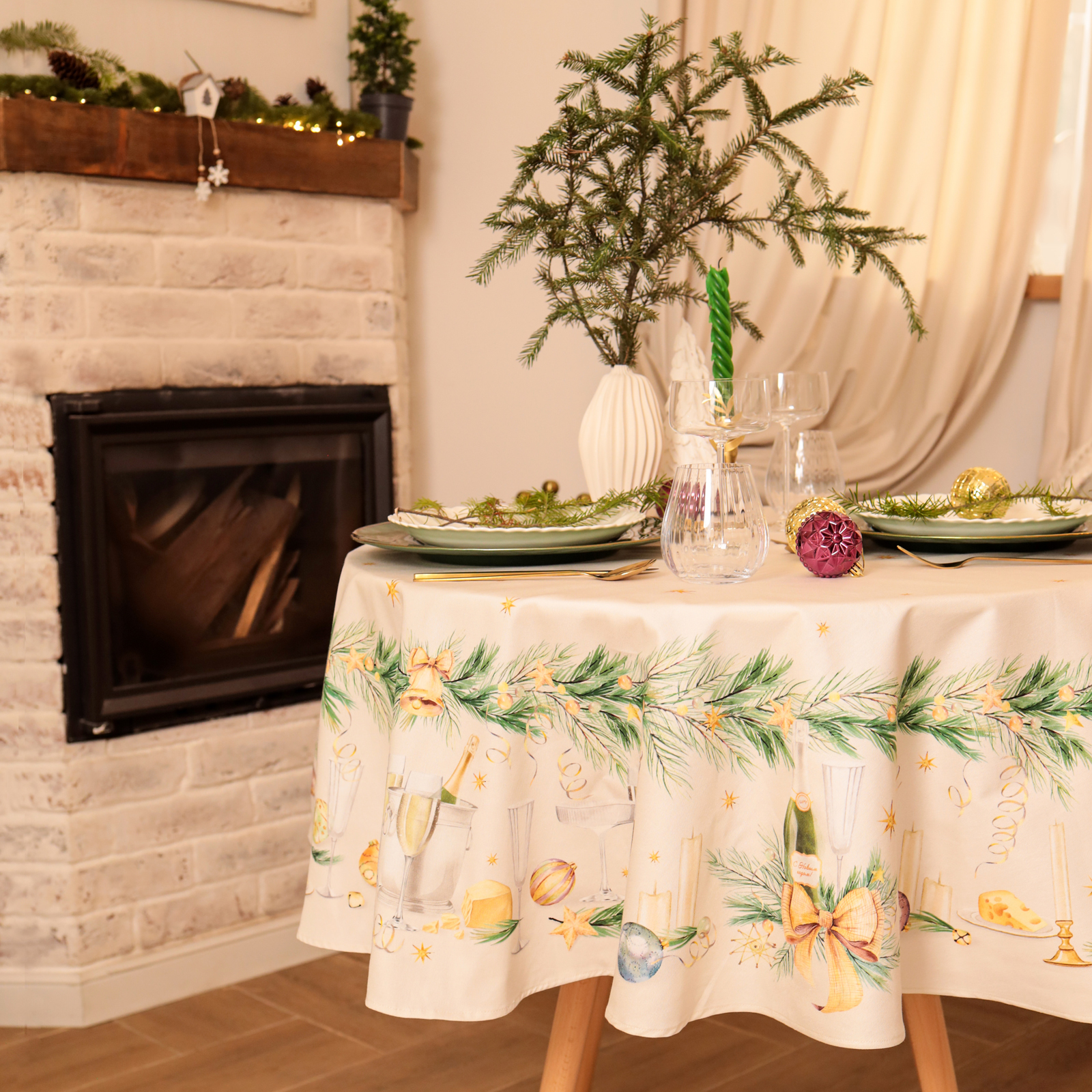 Скатерть Этель Spruce mood 10554223, саржа, 220x220 см, зеленый, Разноцветный;зеленый;белый
Скатерть Этель Spruce mood 10554223, саржа, 220x220 см, зеленый, Разноцветный;зеленый;белый