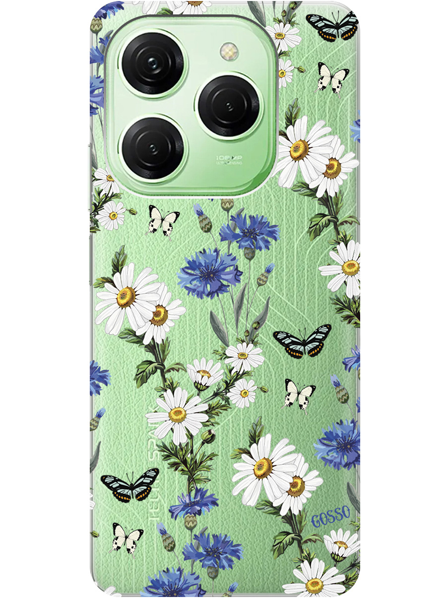 Силиконовый чехол на Tecno Spark 20 Pro с рисунком "Hello, Camomiles" прозрачный, Прозрачный;голубой;зеленый, 20011920
Силиконовый чехол на Tecno Spark 20 Pro с рисунком "Hello, Camomiles" прозрачный, Прозрачный;голубой;зеленый, 20011920