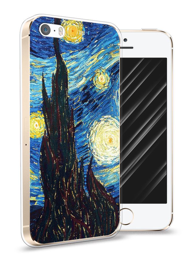 Чехол Awog на Apple iPhone 5/5S/SE / Айфон 5/5S/SE "Ван Гог Звездная ночь", Разноцветный, 10350-9
Чехол Awog на Apple iPhone 5/5S/SE / Айфон 5/5S/SE "Ван Гог Звездная ночь", Разноцветный, 10350-9