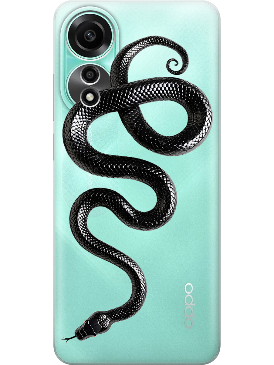 Силиконовый чехол на Oppo A78 4G с принтом "Черная мамба", Прозрачный;черный, 782630013
Силиконовый чехол на Oppo A78 4G с принтом "Черная мамба", Прозрачный;черный, 782630013