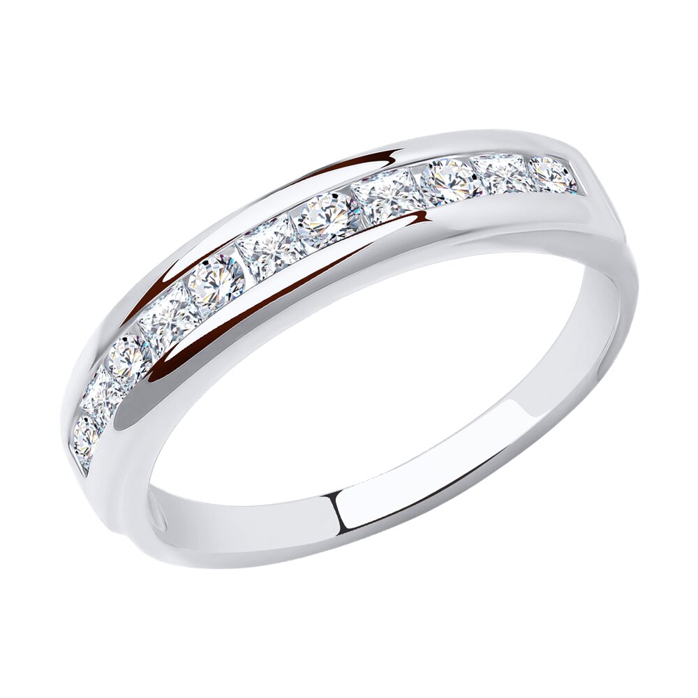 Кольцо обручальное из белого золота р. 16 Diamant 52-110-01564-1, фианит, 52-110-01564-1
Кольцо обручальное из белого золота р. 16 Diamant 52-110-01564-1, фианит, 52-110-01564-1
