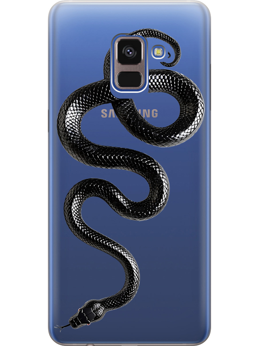 Силиконовый чехол на Samsung Galaxy A8+ (2018) с принтом "Черная мамба", Прозрачный;черный, 716847613
Силиконовый чехол на Samsung Galaxy A8+ (2018) с принтом "Черная мамба", Прозрачный;черный, 716847613