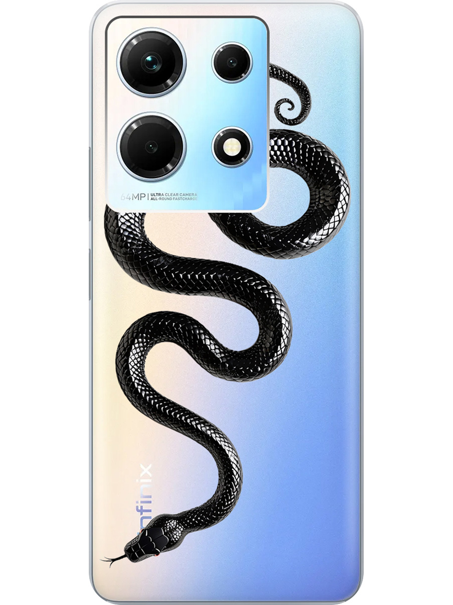 Силиконовый чехол на Infinix Note 30 с принтом "Черная мамба", Прозрачный;черный, 773943713
Силиконовый чехол на Infinix Note 30 с принтом "Черная мамба", Прозрачный;черный, 773943713