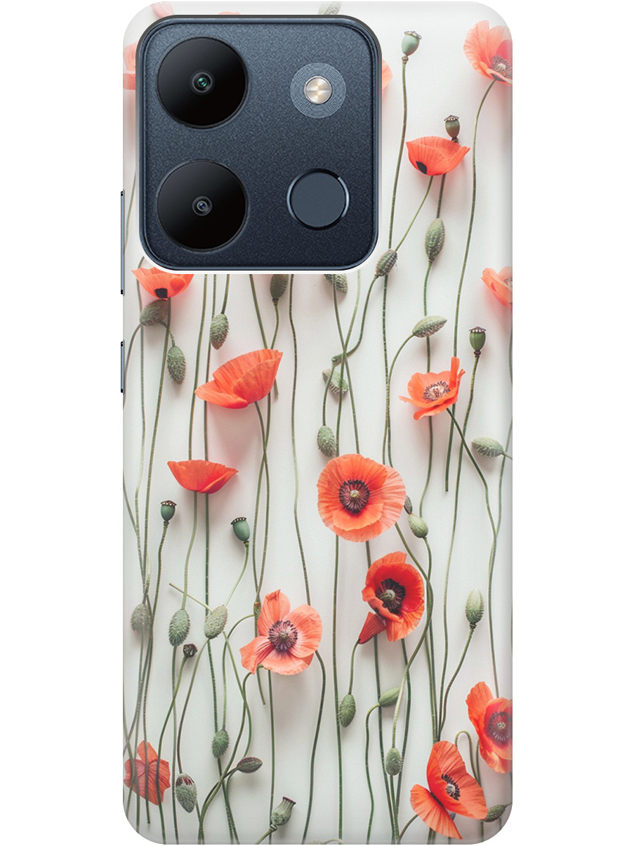 Чехол на Infinix Smart 7 / Tecno Spark Go 2023 / Pop 7 / Pop 7 Pro "Маки на белой стене", Белый;красный, 20000956
Чехол на Infinix Smart 7 / Tecno Spark Go 2023 / Pop 7 / Pop 7 Pro "Маки на белой стене", Белый;красный, 20000956