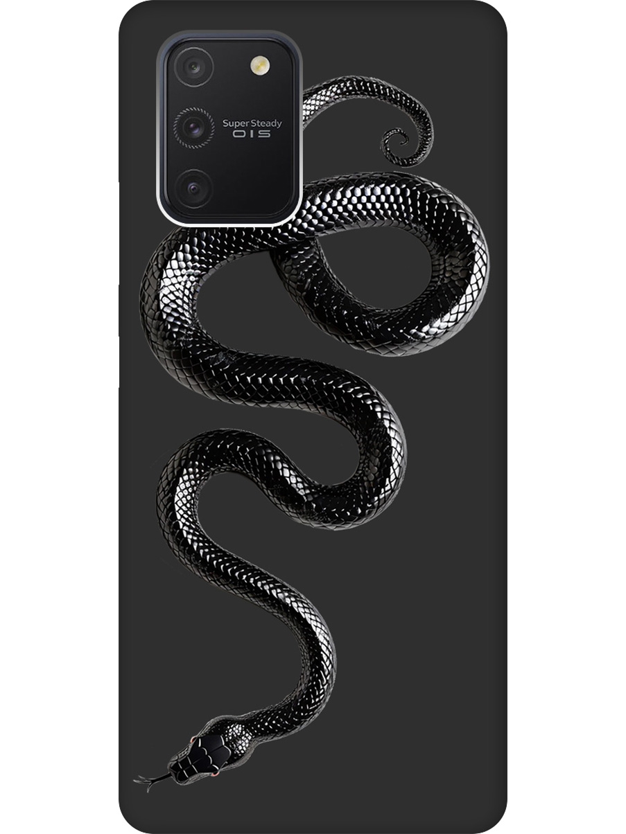 Силиконовый чехол на Samsung Galaxy S10 Lite с принтом "Черная мамба" матовый черный, 722694713
Силиконовый чехол на Samsung Galaxy S10 Lite с принтом "Черная мамба" матовый черный, 722694713