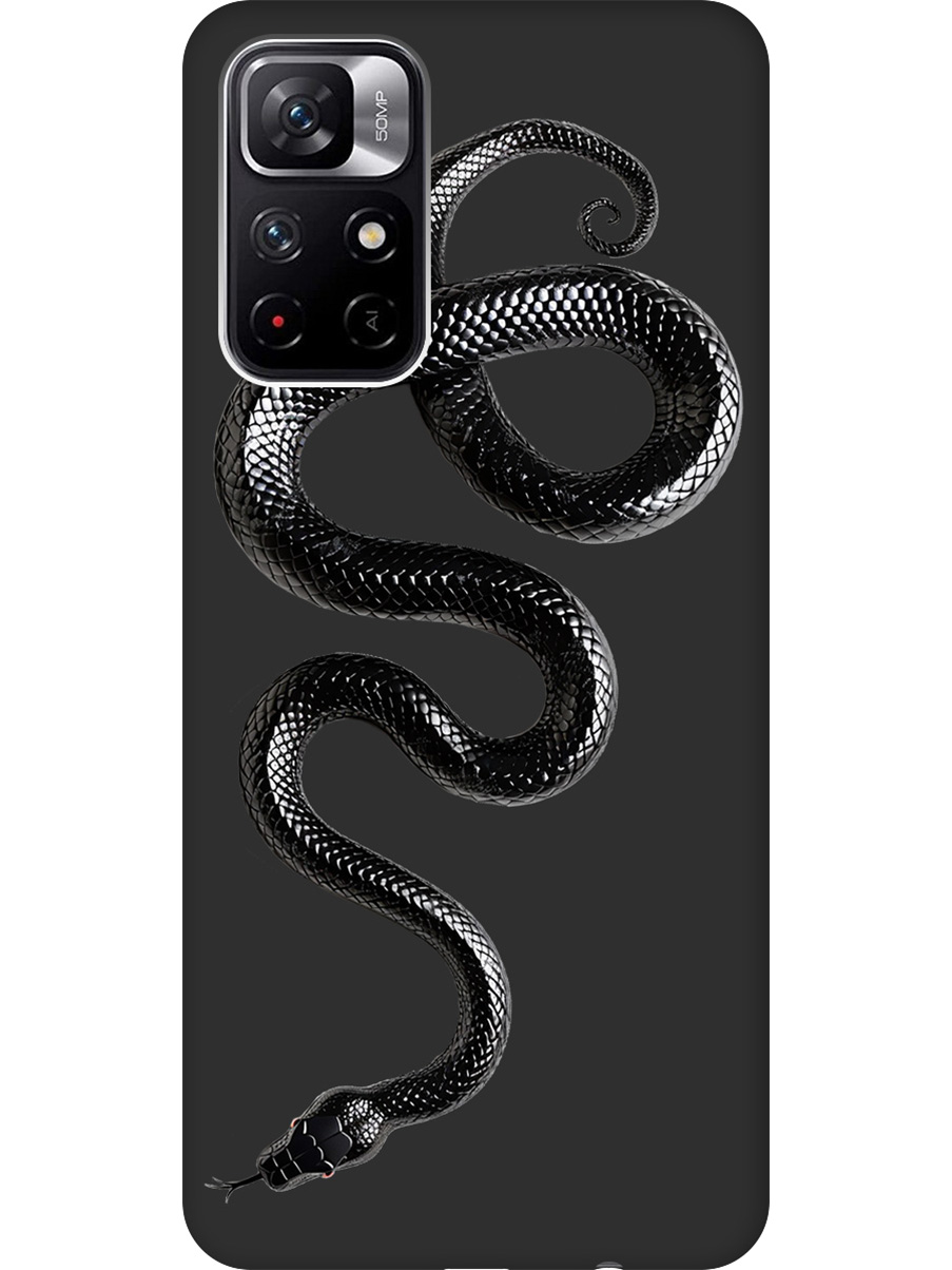 Силиконовый чехол на Xiaomi Poco M4 Pro 5G с принтом "Черная мамба" матовый черный, 734580713
Силиконовый чехол на Xiaomi Poco M4 Pro 5G с принтом "Черная мамба" матовый черный, 734580713