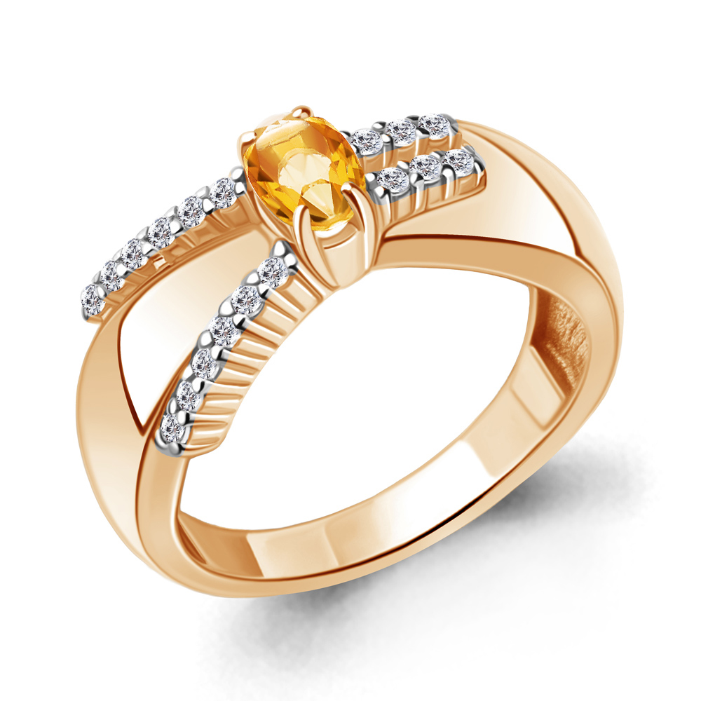 Кольцо из серебра с цитрином\фианитом Aquamarine Aquamarine 6967706А_925_з р, 6967706А_925_з
Кольцо из серебра с цитрином\фианитом Aquamarine Aquamarine 6967706А_925_з р, 6967706А_925_з