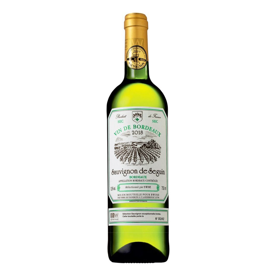 Вино Chateau de Seguin Sauvignon de Seguin Bordeaux белое сухое 12,5% 0,75 л Франция
Вино Chateau de Seguin Sauvignon de Seguin Bordeaux белое сухое 12,5% 0,75 л Франция
