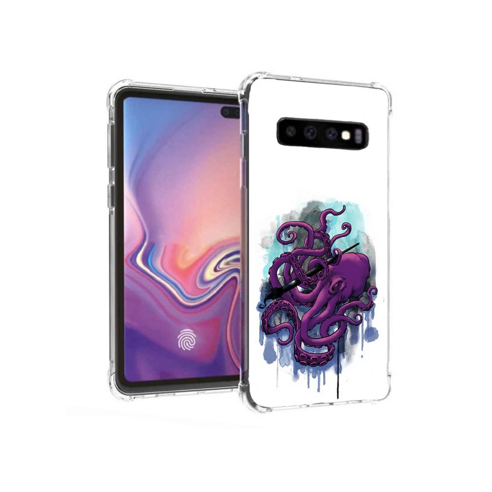 Чехол MyPads Tocco для Samsung Galaxy S10+ фиолетовый осьминог (PT125670.500.658), Прозрачный, Tocco
Чехол MyPads Tocco для Samsung Galaxy S10+ фиолетовый осьминог (PT125670.500.658), Прозрачный, Tocco