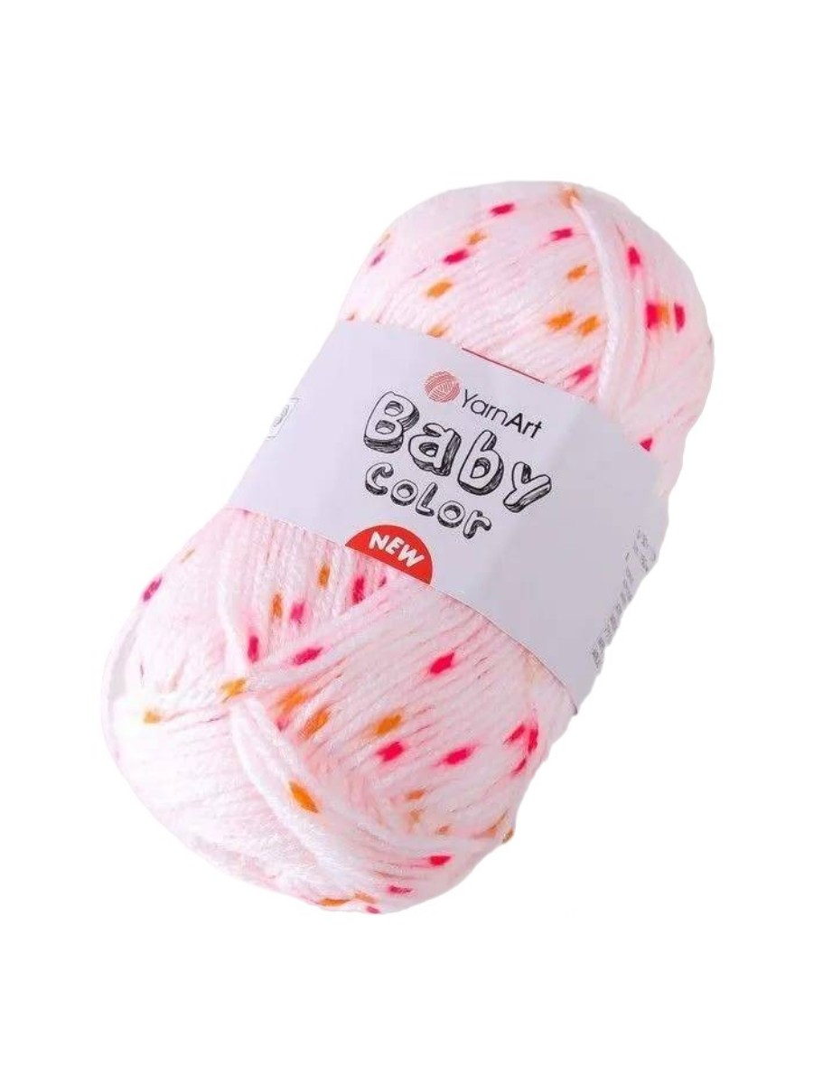 Пряжа YarnArt "Baby color" 100% акрил 150 м, 1 шт, 50 г, 203 персик, крапинка (9465033), Розовый, "Baby color" 100% акрил 150 м, 1 шт, 50 г, 203 персик, крапинка
Пряжа YarnArt "Baby color" 100% акрил 150 м, 1 шт, 50 г, 203 персик, крапинка (9465033), Розовый, "Baby color" 100% акрил 150 м, 1 шт, 50 г, 203 персик, крапинка