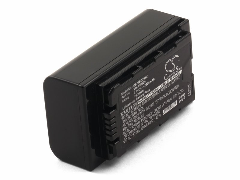 Аккумулятор для Panasonic HC-MDH2 (VW-VBD29, VW-VBD58), VW-VBD29, VW-VBD58, VW-VBD78, VW-VBR59, VW-VBR89G
Аккумулятор для Panasonic HC-MDH2 (VW-VBD29, VW-VBD58), VW-VBD29, VW-VBD58, VW-VBD78, VW-VBR59, VW-VBR89G