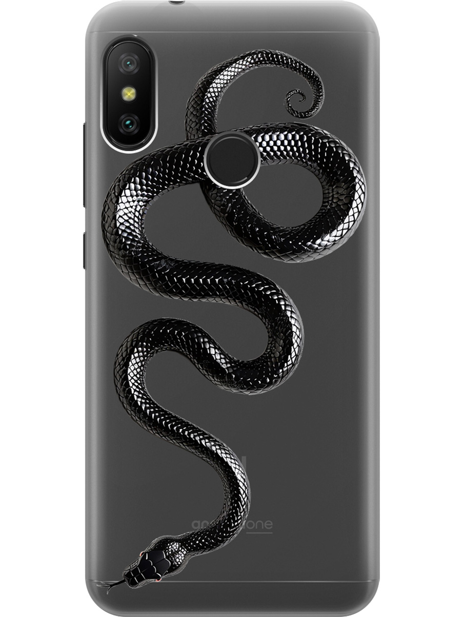 Силиконовый чехол на Xiaomi Mi A2 Lite / Redmi 6 Pro с принтом "Черная мамба", Прозрачный;черный, 718586913
Силиконовый чехол на Xiaomi Mi A2 Lite / Redmi 6 Pro с принтом "Черная мамба", Прозрачный;черный, 718586913