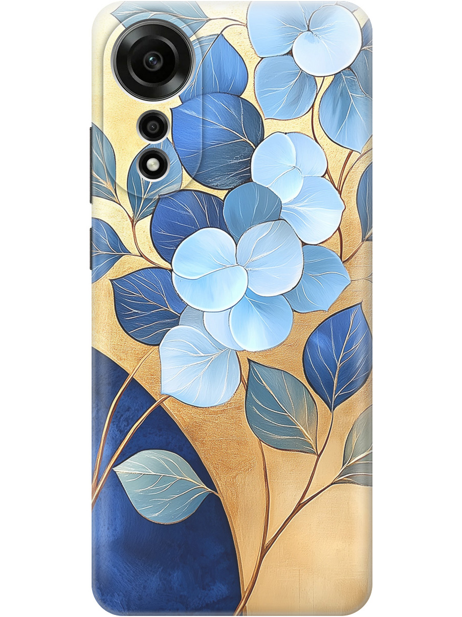 Силиконовый чехол на Oppo A78 4G с принтом "Синие листья на золотом", Прозрачный;золотистый;синий, 782630023
Силиконовый чехол на Oppo A78 4G с принтом "Синие листья на золотом", Прозрачный;золотистый;синий, 782630023