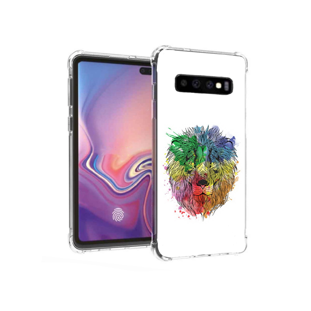 Чехол MyPads Tocco для Samsung Galaxy S10+ разноцветный гордый лев (PT125670.500.573), Прозрачный, Tocco
Чехол MyPads Tocco для Samsung Galaxy S10+ разноцветный гордый лев (PT125670.500.573), Прозрачный, Tocco