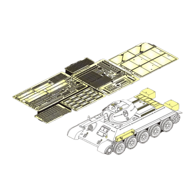 Фототравление Voyager Model 1/35 для Российского Танка 34/76 №112 базовый набор PE351134, Однотонный
Фототравление Voyager Model 1/35 для Российского Танка 34/76 №112 базовый набор PE351134, Однотонный