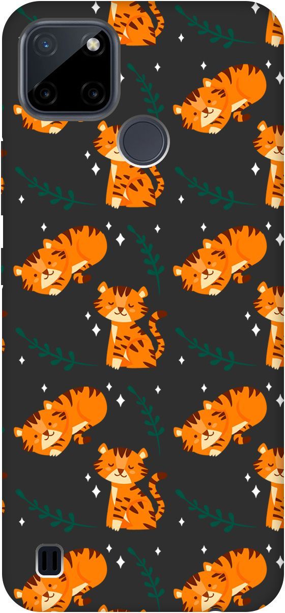 Матовый Soft Touch силиконовый чехол на Realme C21Y "Tigers" черный, Черный;белый, 8511
Матовый Soft Touch силиконовый чехол на Realme C21Y "Tigers" черный, Черный;белый, 8511