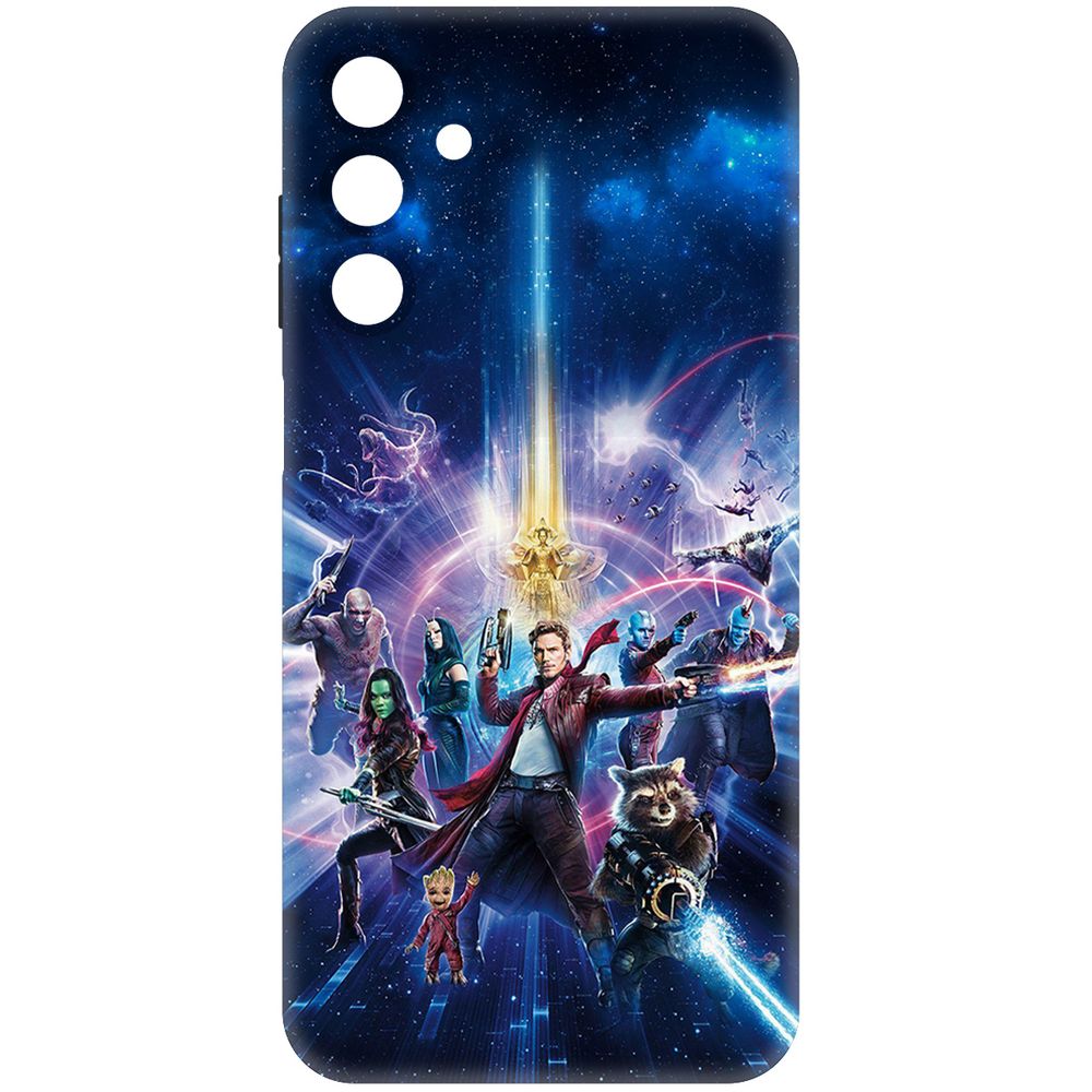 Чехол-накладка Krutoff Soft Case Стражи Галактики. Все вместе для Samsung Galaxy M15, Черный 
Чехол-накладка Krutoff Soft Case Стражи Галактики. Все вместе для Samsung Galaxy M15, Черный