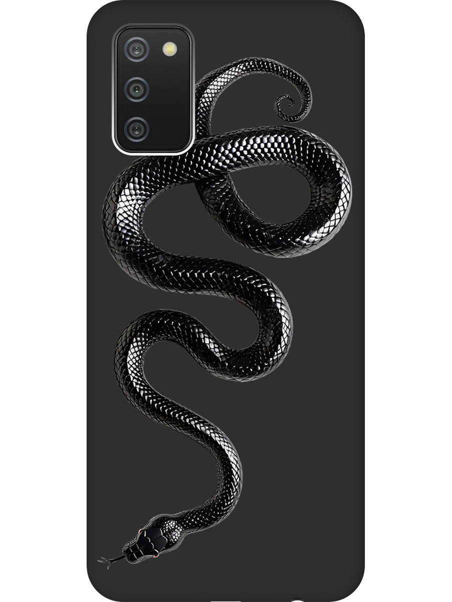 Силиконовый чехол на Samsung Galaxy A02s с принтом "Черная мамба" матовый черный, 723602913
Силиконовый чехол на Samsung Galaxy A02s с принтом "Черная мамба" матовый черный, 723602913