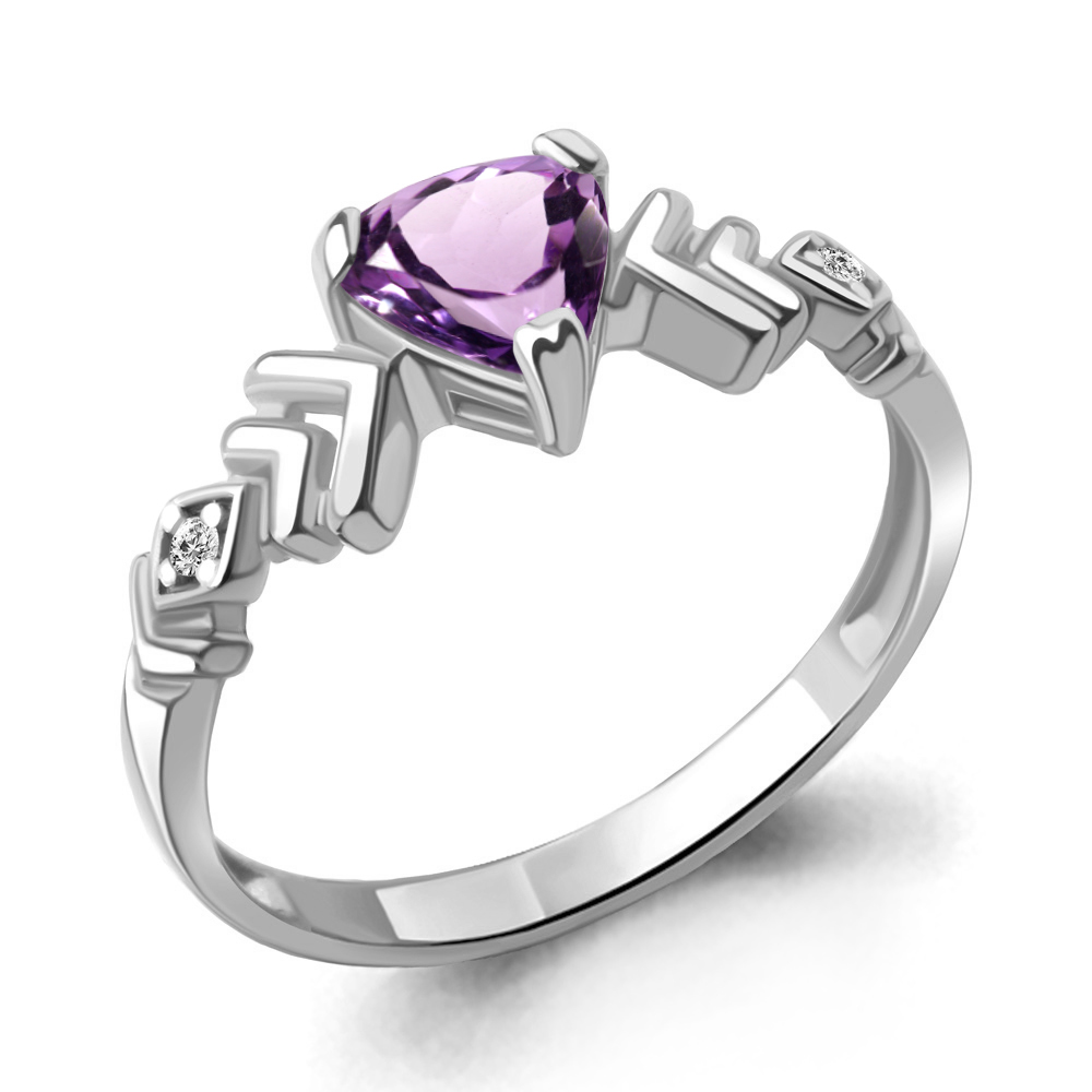 Кольцо из серебра с аметистом\фианитом Aquamarine Aquamarine 6950804А_925_р р, 6950804А_925_р
Кольцо из серебра с аметистом\фианитом Aquamarine Aquamarine 6950804А_925_р р, 6950804А_925_р