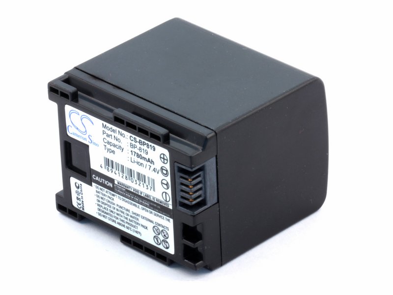 Усиленный аккумулятор для Canon BP-809, BP-819 (1780mAh), BP-807, BP-809, BP-809/B, BP-809/S, BP-809B, BP-809S, BP-819, BP-827
Усиленный аккумулятор для Canon BP-809, BP-819 (1780mAh), BP-807, BP-809, BP-809/B, BP-809/S, BP-809B, BP-809S, BP-819, BP-827