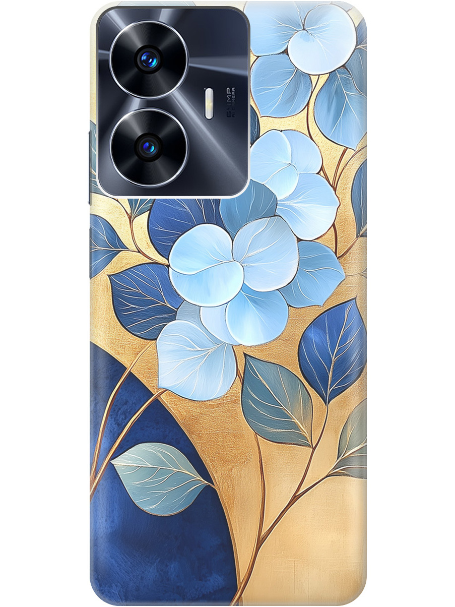 Силиконовый чехол на Realme C55 с принтом "Синие листья на золотом", Прозрачный;золотистый;синий, 768742723
Силиконовый чехол на Realme C55 с принтом "Синие листья на золотом", Прозрачный;золотистый;синий, 768742723