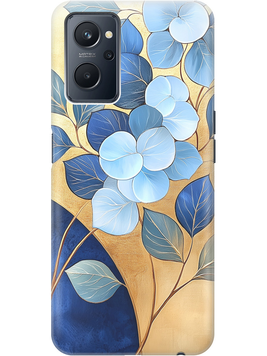 Силиконовый чехол на Realme 9i с принтом "Синие листья на золотом", Прозрачный;золотистый;синий, 740189423
Силиконовый чехол на Realme 9i с принтом "Синие листья на золотом", Прозрачный;золотистый;синий, 740189423