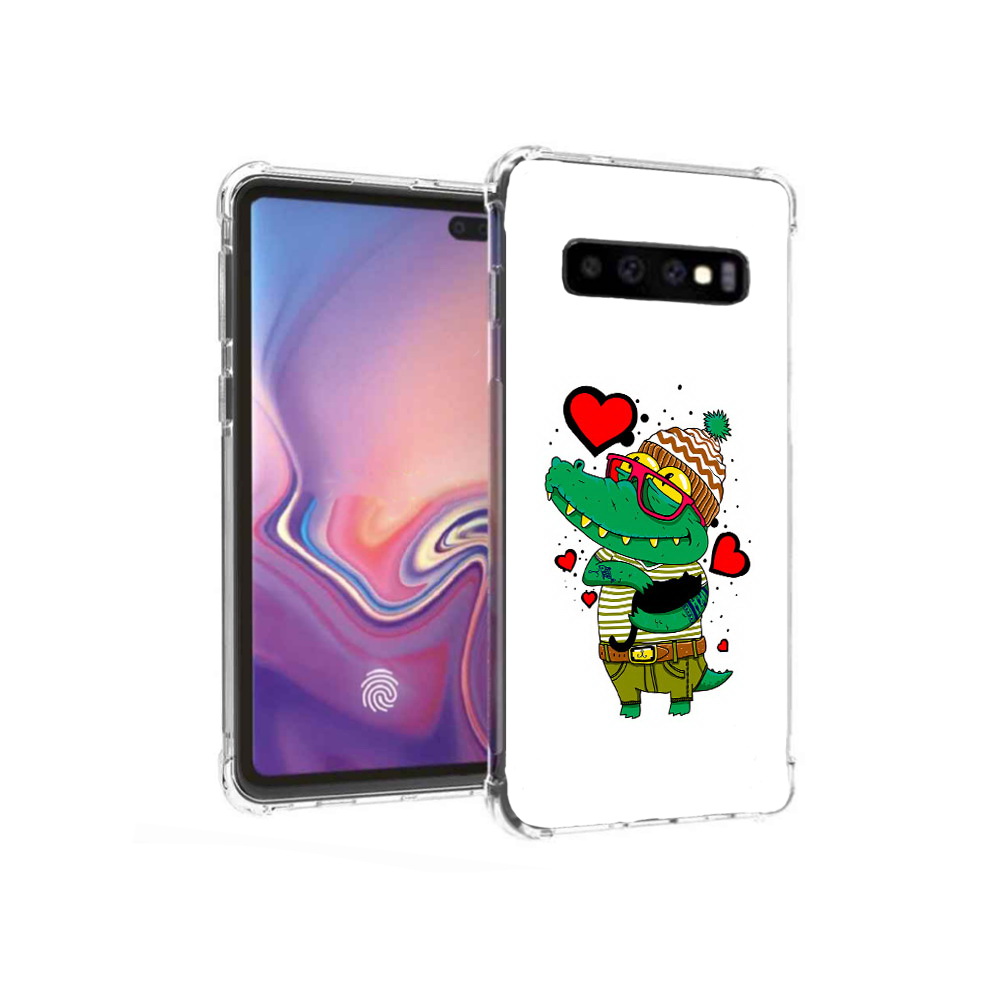 Чехол MyPads Tocco для Samsung Galaxy S10+ Влюбленный крокодил (PT125670.500.48), Прозрачный, Tocco
Чехол MyPads Tocco для Samsung Galaxy S10+ Влюбленный крокодил (PT125670.500.48), Прозрачный, Tocco