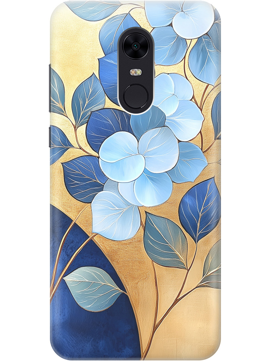 Силиконовый чехол на Xiaomi Redmi 5 Plus с принтом "Синие листья на золотом", Прозрачный;золотистый;синий, 717097523
Силиконовый чехол на Xiaomi Redmi 5 Plus с принтом "Синие листья на золотом", Прозрачный;золотистый;синий, 717097523