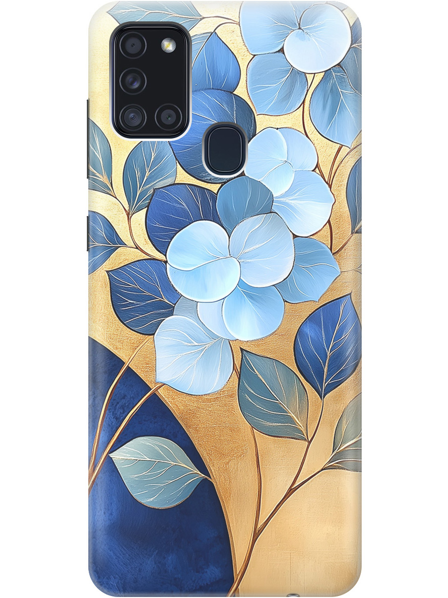 Силиконовый чехол на Samsung Galaxy A21s с принтом "Синие листья на золотом", Прозрачный;золотистый;синий, 723009323
Силиконовый чехол на Samsung Galaxy A21s с принтом "Синие листья на золотом", Прозрачный;золотистый;синий, 723009323