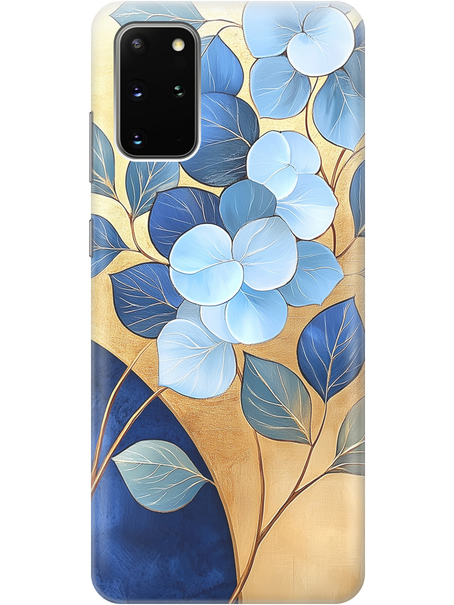 Силиконовый чехол на Samsung Galaxy S20+ с принтом "Синие листья на золотом", Прозрачный;золотистый;синий, 722628523
Силиконовый чехол на Samsung Galaxy S20+ с принтом "Синие листья на золотом", Прозрачный;золотистый;синий, 722628523