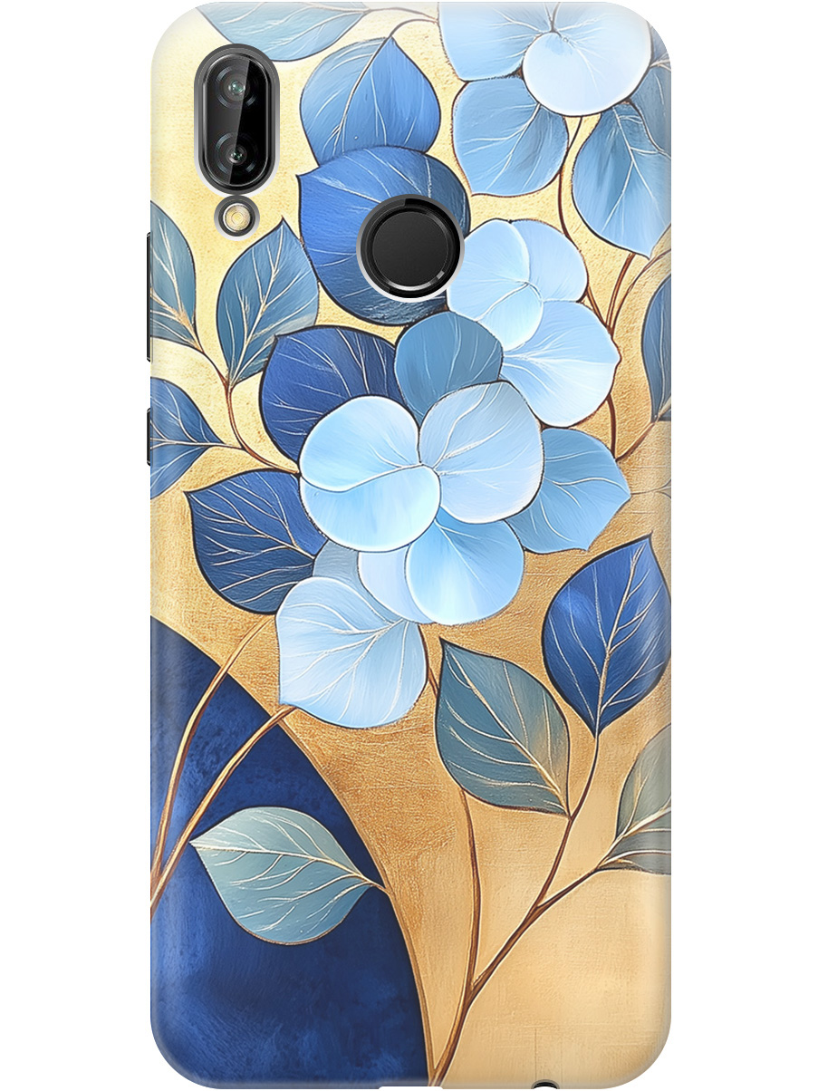 Силиконовый чехол на Huawei P20 Lite / Nova 3e с принтом "Синие листья на золотом", Прозрачный;золотистый;синий, 717614223
Силиконовый чехол на Huawei P20 Lite / Nova 3e с принтом "Синие листья на золотом", Прозрачный;золотистый;синий, 717614223